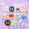 Pawtoto Blind Box Butterfly Float Squishy Orb Squishy Toy Handmade Creamy Clay Feel Soft Quick Rebound