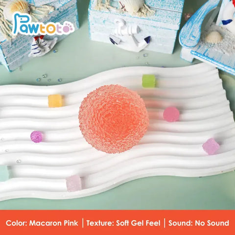 Pawtoto Crystal Mochi Ball Squishy Toy Handmade TPR Soft