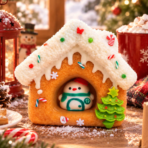 Pawtoto Winter Snowman House Series Stress Relief Toys Squishy Stressball