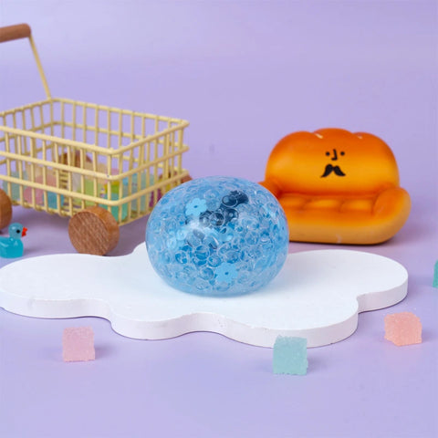 Pawtoto ミニベビーピーナッツイエロースクイーズおもちゃ 手作り食品グレードシリコン クリーミーな感触 柔らかく素早く反発