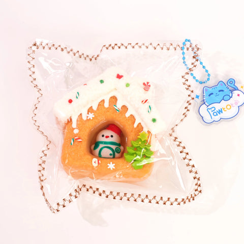 Pawtoto Winter Snowman House Series Stress Relief Toys Squishy Stressball
