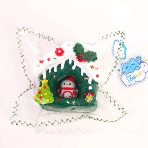 Pawtoto Winter Snowman House Series Stress Relief Toys Squishy Stressball