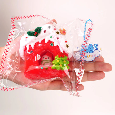Pawtoto Winter Snowman House Series Stress Relief Toys Squishy Stressball