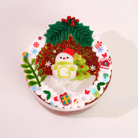 Pawtoto Winter Snowman Clear Wreath Stress Relief Toys Squishy Stressball