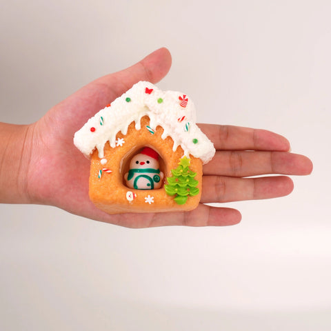 Pawtoto Winter Snowman House Series Stress Relief Toys Squishy Stressball