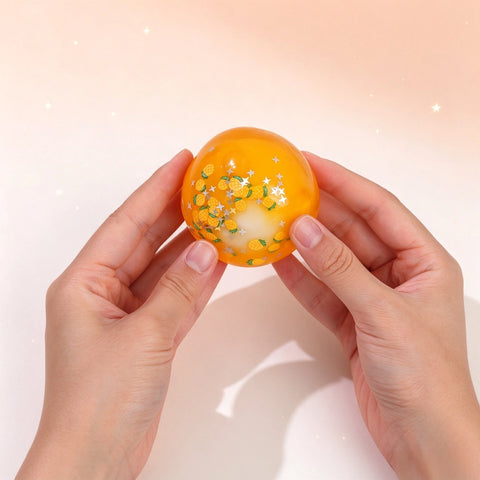 Pawtoto Crispy Ball: Pineapple Mango Stress Relief Toys Squishy Stressball