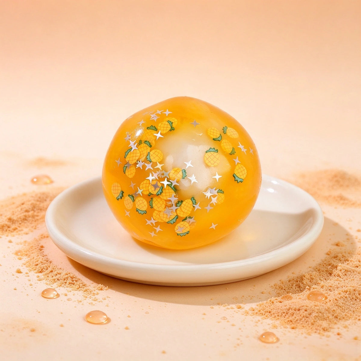 Pawtoto Crispy Ball: Pineapple Mango Stress Relief Toys Squishy Stressball