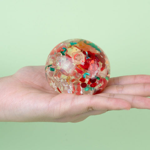 Pawtoto ハンドメイド センサリースクイーズボール – ストレス解消フィジェットトイ、柔らかく伸縮性のあるスクイーズボールコレクション