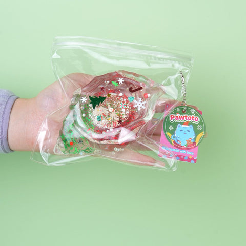 Pawtoto クリア 貝殻 スクイーズ おもちゃ 手作り 食品グレード シリコン 水感 中硬め 素早い反発