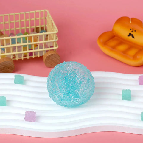 Pawtoto Crystal Mochi Ball Squishy Toy Handmade TPR Soft