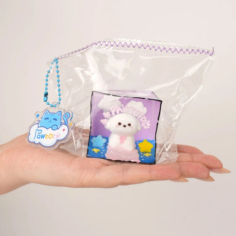 Pawtoto Outline Puppy Scenery Squishy Toy Handmade Food Grade Silicon Creamy Clay Feel Soft Quick Rebound