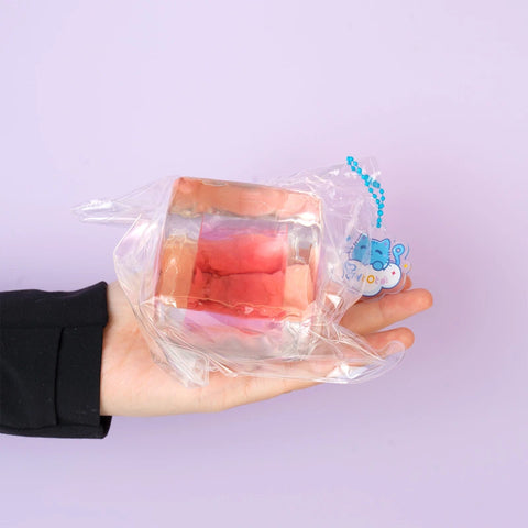 Pawtoto Ultra Soft Giant Liquid Sand Ice Block Squishy Food Grade Silicon Water Feel Medium Softness Quick Rebound