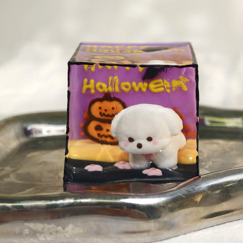Pawtoto Outlined Puppy Halloween Scenery Limited Stress Relief Toys Squishy Stressball