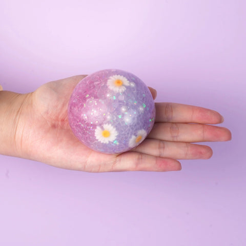 Pawtoto Daisy-shaped rubber ball Stress Relief Toys Squishy Stressball