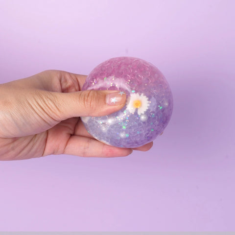 Pawtoto Daisy-shaped rubber ball Stress Relief Toys Squishy Stressball