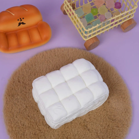 Pawtoto Flocked Plain Squishy Toy Handmade