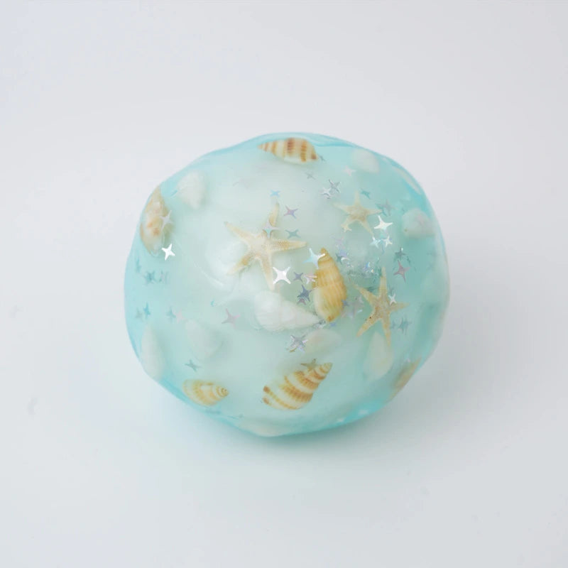 Pawtoto Pelagic Glacier Ball (Fragile & Short-lived) Squishy Toy Handmade Food Grade Silicon Creamy Clay Feel Soft Quick Rebound