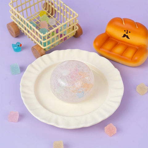 Pawtoto Cloudy Rainbow Wing Ball Squishy Toy Handmade  Creamy Clay Feel Soft Quick Rebound