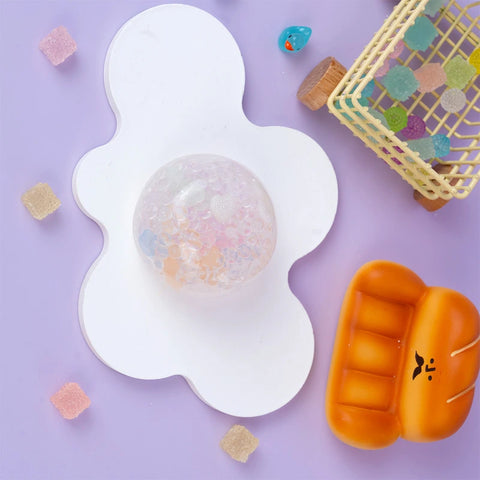 Pawtoto Cloudy Rainbow Wing Ball Squishy Toy Handmade  Creamy Clay Feel Soft Quick Rebound