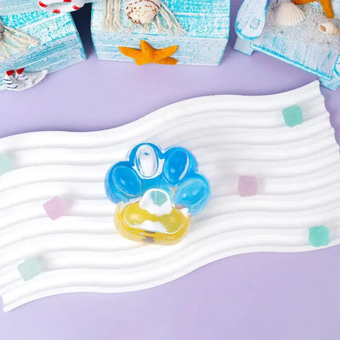 Pawtoto Beach Bliss Squishy Toy Handmade Food Grade Silicon Water Feel Firm Medium Rebound