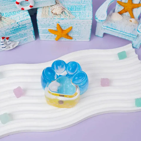 Pawtoto Beach Bliss Squishy Toy Handmade Food Grade Silicon Water Feel Firm Medium Rebound