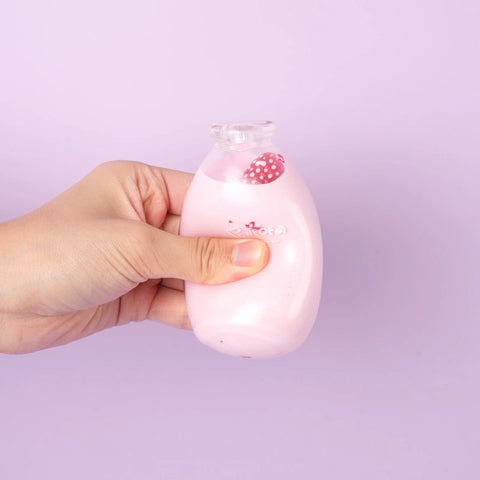 Pawtoto Liquid Glitter Bottle Squishy Toy Handmade Food Grade Silicon Creamy Clay Feel Soft Quick Rebound