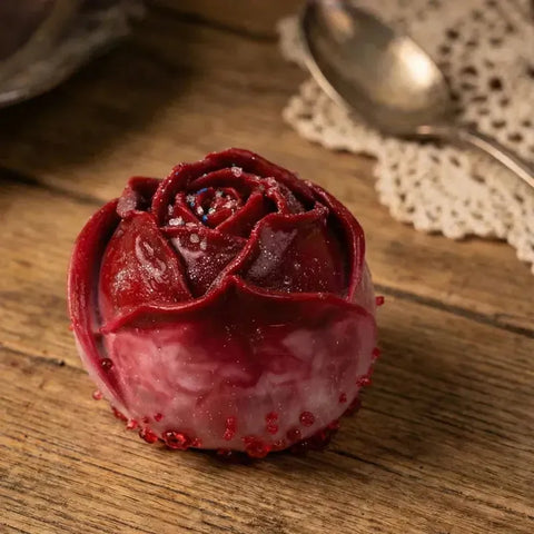 Pawtoto Valentine's Day Romantic Rose Squishy Toy Handmade Food Grade Silicon Creamy Clay Feel Soft Quick Rebound