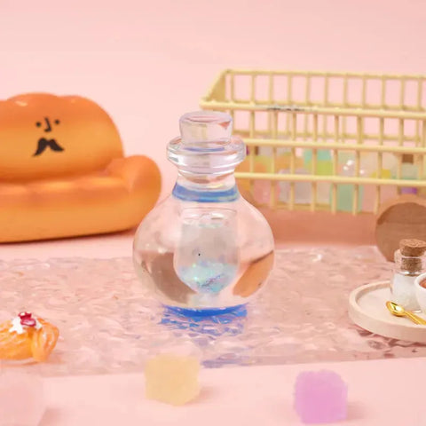 Pawtoto Aurora Clear Wishing Bottle Squishy Toy Handmade Food Grade Silicon Creamy Clay Feel Soft Quick Rebound