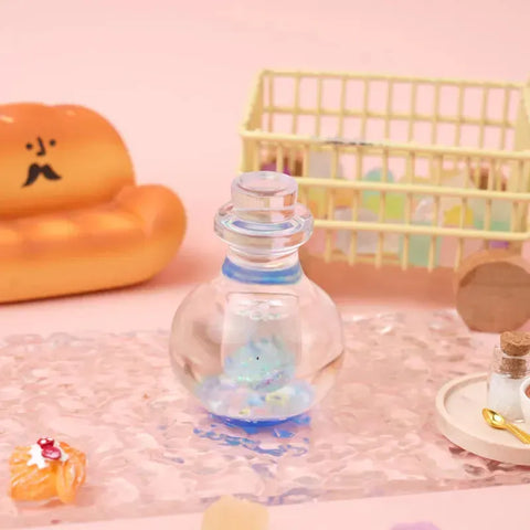 Pawtoto Aurora Clear Wishing Bottle Squishy Toy Handmade Food Grade Silicon Creamy Clay Feel Soft Quick Rebound