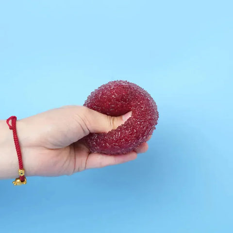 Pawtoto Crystal Mochi Ball Squishy Toy Handmade TPR Soft