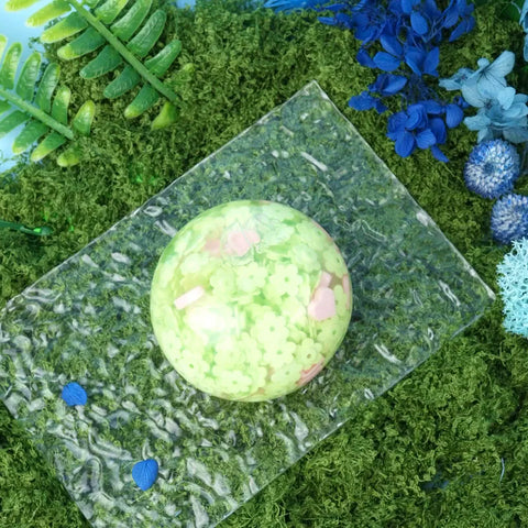 Pawtoto Spring Bloom Ball Squishy Toy Handmade Food Grade Silicon Creamy Clay Feel Soft Quick Rebound