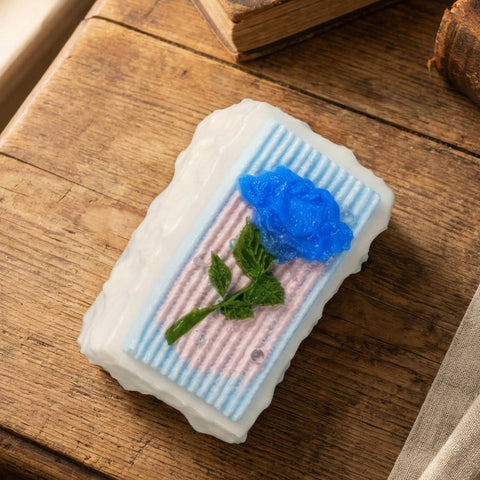Pawtoto Valentine's Day Rose Coconut Milk Brick Series Squishy Toy Handmade Food Grade Silicon Creamy Clay Feel Soft Quick Rebound
