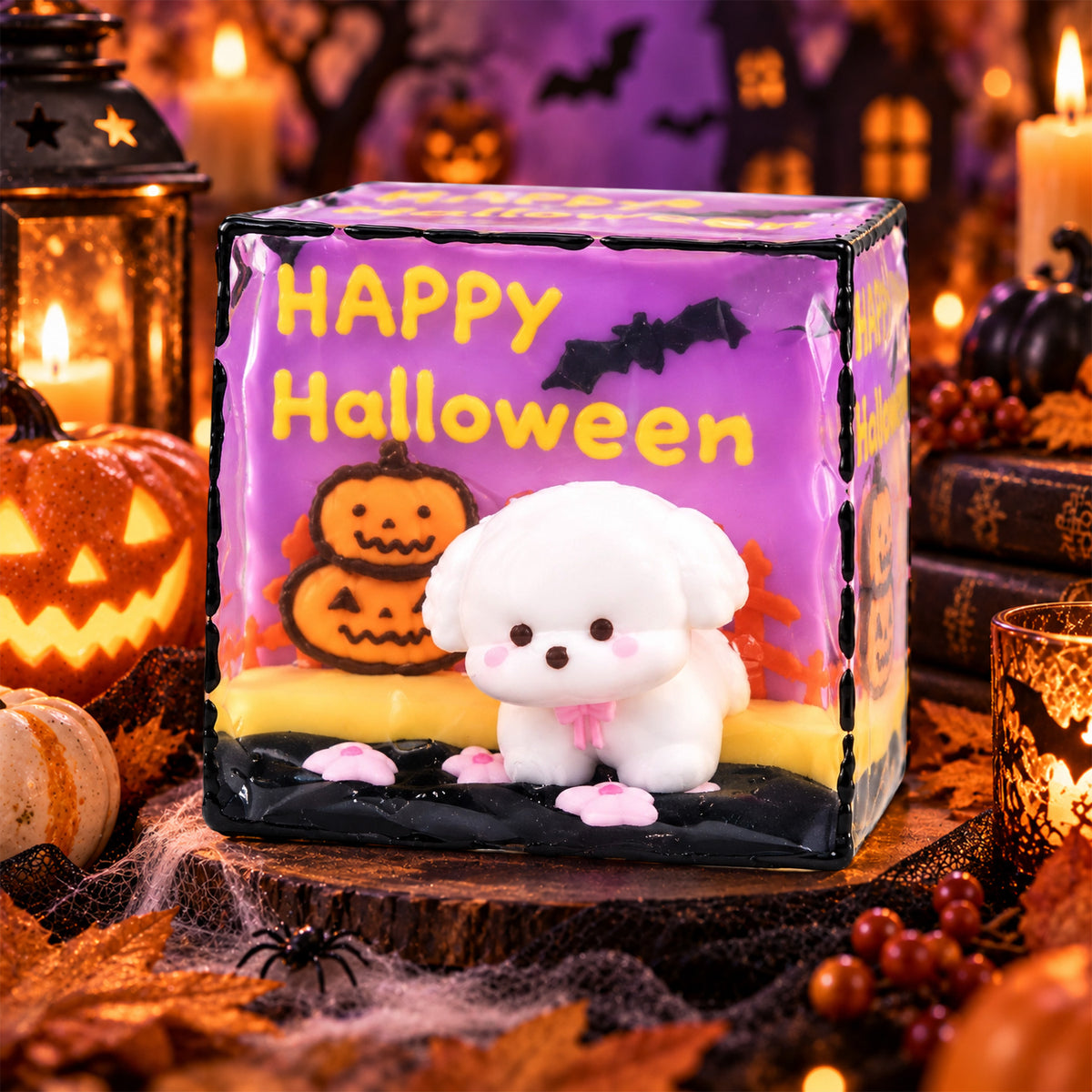 Pawtoto Outline Puppy Scenery Squishy Toy Handmade Food Grade Silicon Creamy Clay Feel Soft Quick Rebound