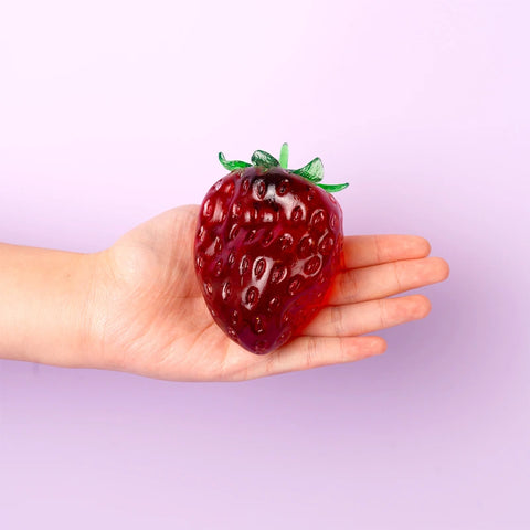 Pawtoto Jumbo Strawberry  Gel/Silent Stress Relief Toys Squishy Stressball
