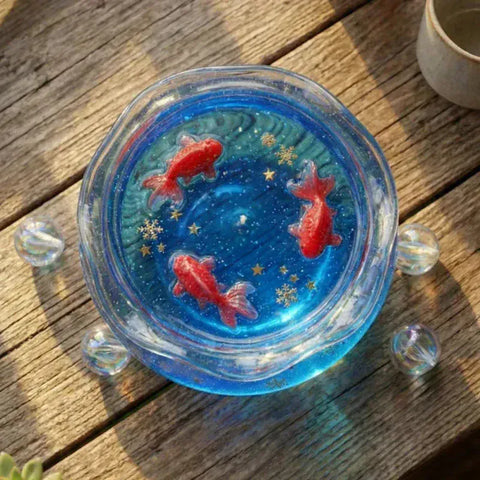 Pawtoto Goldfish: Midnight Spark Series Squishy Toy Handmade Food Grade Silicon Creamy Clay Feel Soft Quick Rebound