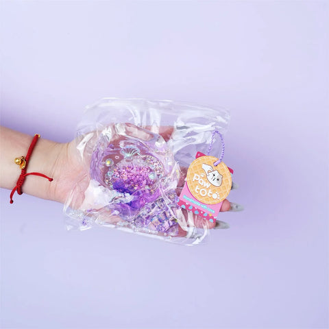 Pawtoto Clear Seashell Squishy Toy Handmade Food Grade Silicon Water Feel Medium Firm Quick Rebound