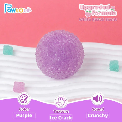 Pawtoto Peach Scented Mochi Ball Squishy Toy Handmade TPR Medium Soft