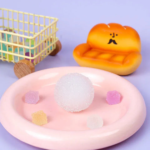 Pawtoto Crystal Mochi Ball Squishy Toy Handmade TPR Soft