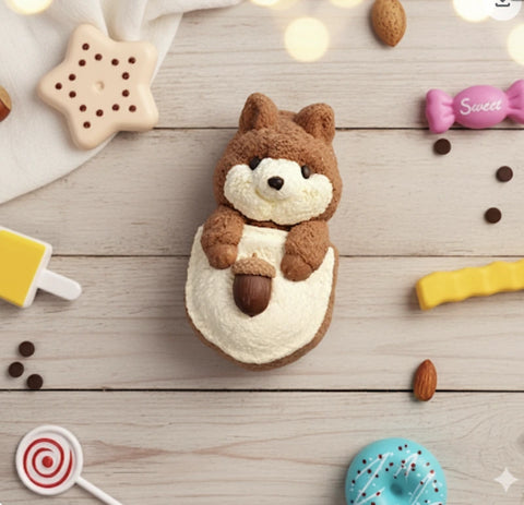 Pawtoto Cute Animals Squishy Toy Handmade Food Grade Silicon Creamy Clay Feel Medium Soft Medium Rebound