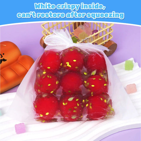 Pawtoto ミニベビーピーナッツイエロースクイーズおもちゃ 手作り食品グレードシリコン クリーミーな感触 柔らかく素早く反発