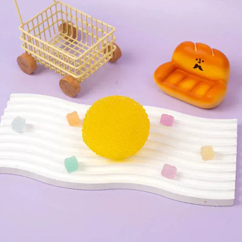 Pawtoto Crystal Mochi Ball Squishy Toy Handmade TPR Soft