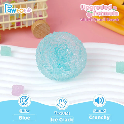 Pawtoto Peach Scented Mochi Ball Squishy Toy Handmade TPR Medium Soft