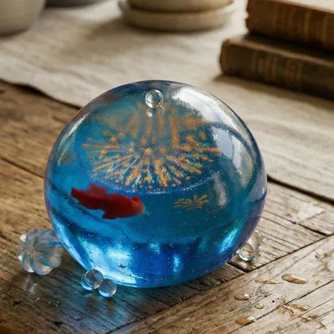 Pawtoto Goldfish: Midnight Spark Series Squishy Toy Handmade Food Grade Silicon Creamy Clay Feel Soft Quick Rebound