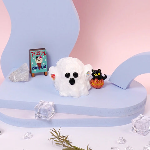 Pawtoto Halloween Series Squishy Toy Handmade Food Grade Silicon Clay Feel Soft Quick Rebound