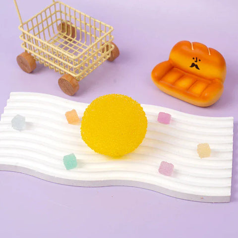 Pawtoto Crystal Mochi Ball Squishy Toy Handmade TPR Soft