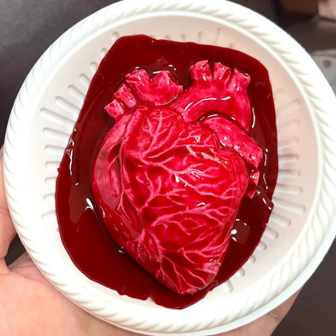 Pawtoto Realistic Silicone Heart Squishy Toy Food Grade Silicon Clay Feel Very Soft Slow Rebound