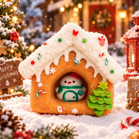 Pawtoto Winter Snowman House Series Stress Relief Toys Squishy Stressball