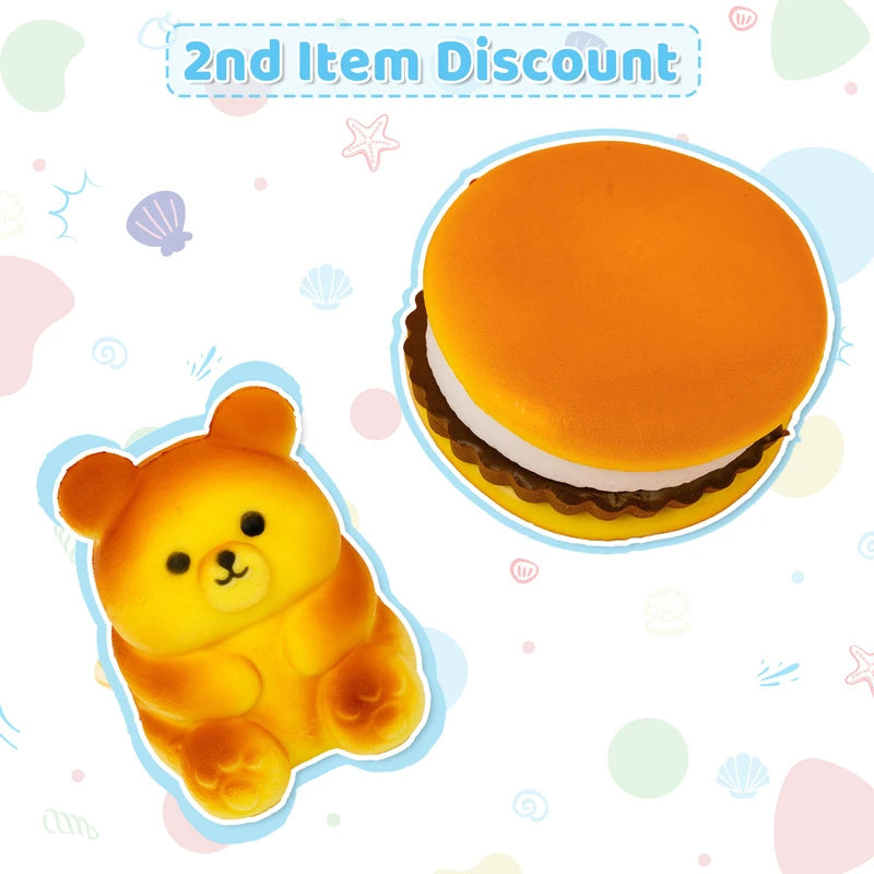 Pawtoto Joyful PU Squishy Series Handmade Food-Safe PUFoam Creamy Soft Texture Slow Rebound Stress Relief Toy