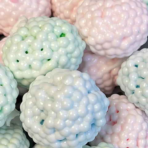 Pawtoto Grape Beads Pink-Handcrafted Grape Bead Sensory Squeeze Ball Squishy Toy Handmade