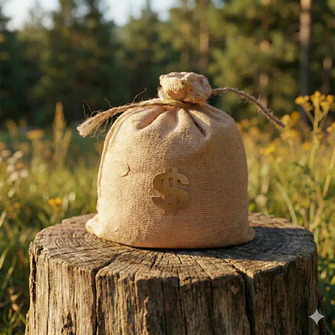 Pawtoto  Gold Coin Sack Squishy Toy Handmade Food Grade Silicon Creamy Clay Feel Soft Quick Rebound